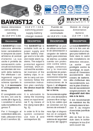BAW35T12 - Manual de Instalación