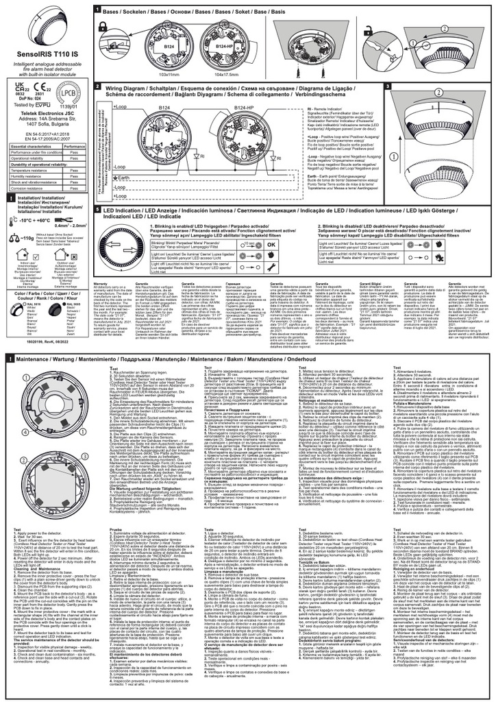 SensoIRIS-T110IS - Manual de Instalación