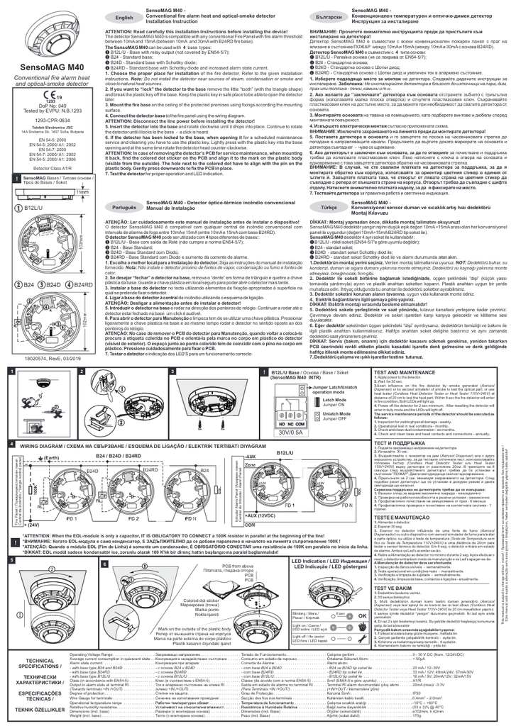 SENSOMAG-M40 - Manual de Instalación