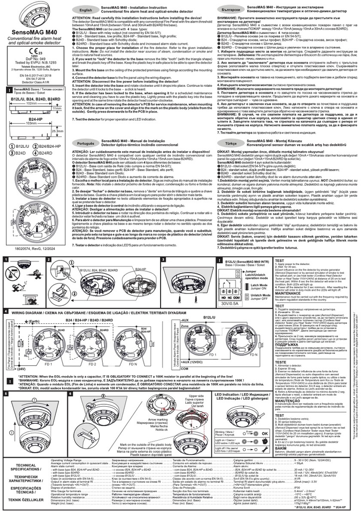 SensoMAG-M40 - Manual de Instalación