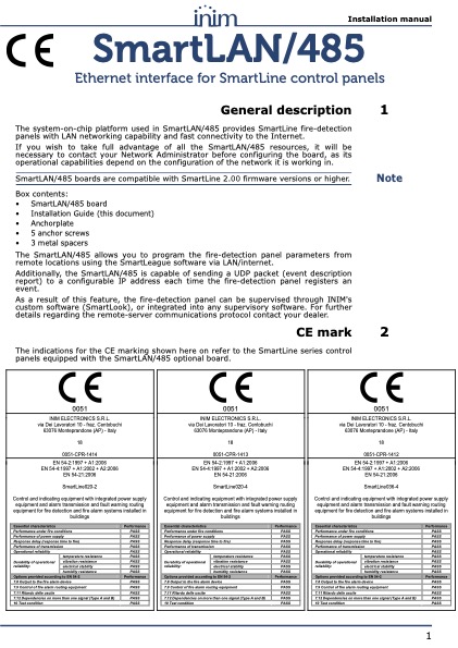 SMARTLAN-485 - Manual de Instalación