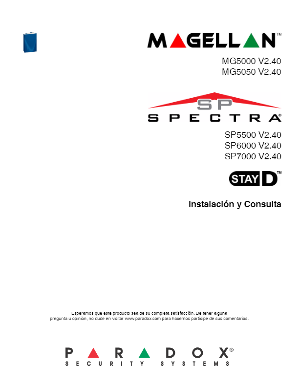 MG50xx - Manual de Instalación Paradox