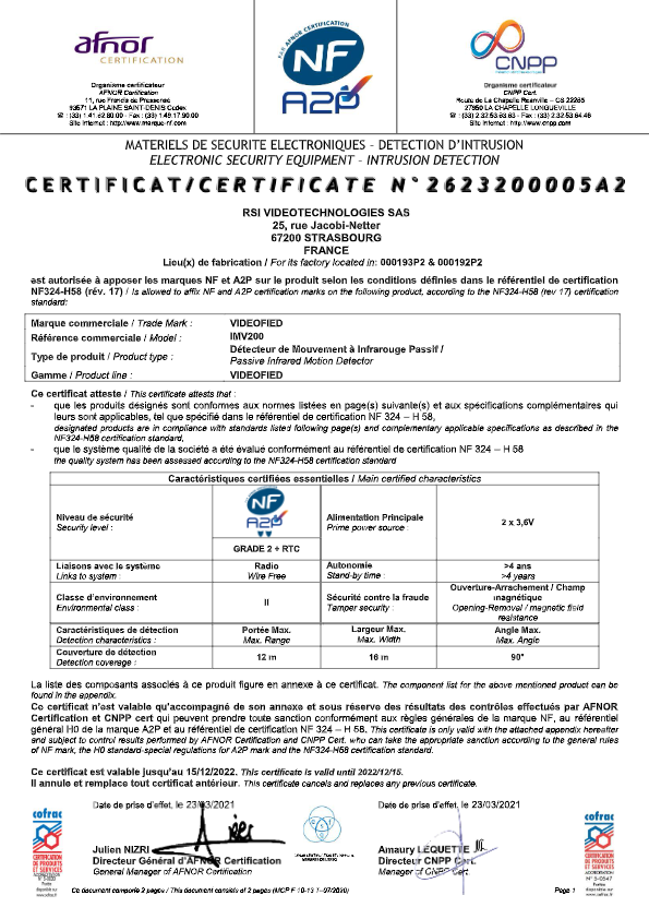 IMV200 - Diciembre 2022 - Certificado Grado 2