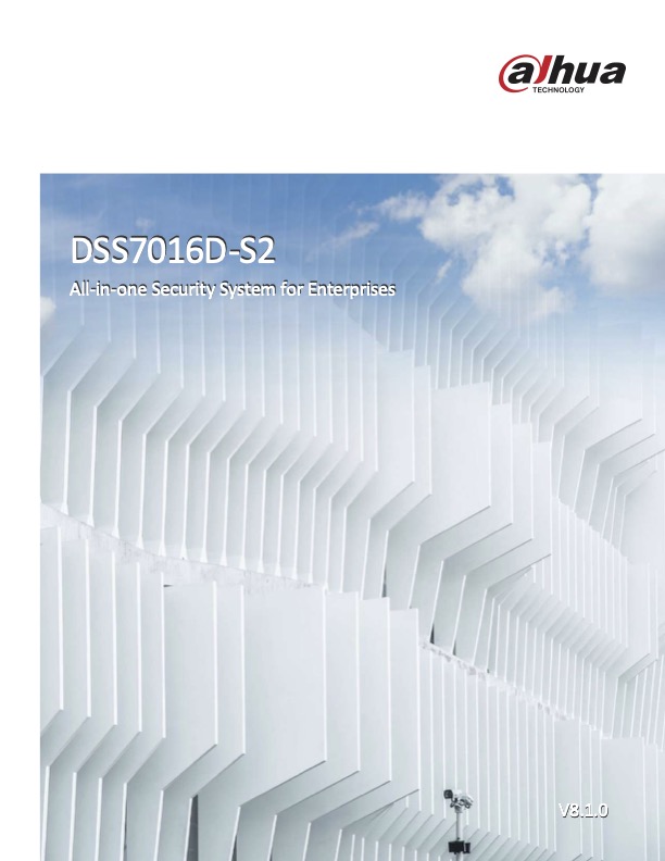  DSS7016D-S2 - Ficha Técnica Dahua