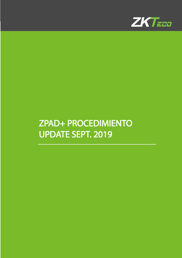 ZPAD Plus Actualización General 060919