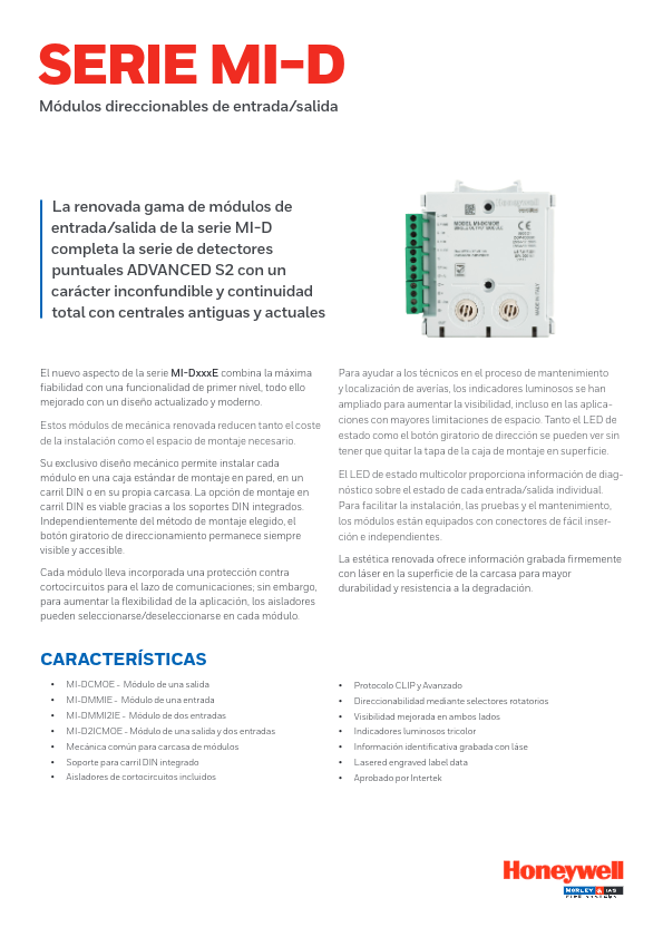 MI-DMMIE - Ficha Técnica Morley | IBD Global España mayorista CCTV y ...