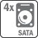 4 HDD SATA, 1x eSATA