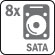 8 HDD, 1 eSATA