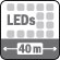 LEDs IR (Hasta 40m)