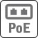 16 Puertos PoE (Max 25.5W@RJ45) hasta 150W/ 1-8 ports support ePoE/EoC