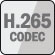 H.265/H.264/H.264B/MJPEG / G.711A/G.711Mu/G.726/AAC
