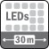 1 LEDs smart IR (Hasta 30m)