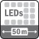 3 Ultra LEDs (Hasta 50m)