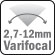 DC Iris Varifocal motorizada 2.7 - 12mm (97º-34º)
